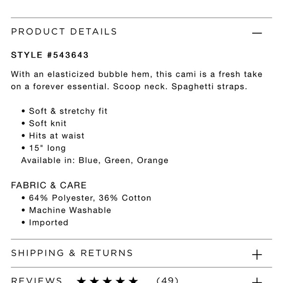 Loft cami - Picture 6 of 6